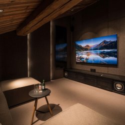 The Cinema Room room in Chalet Infusion Meribel Village