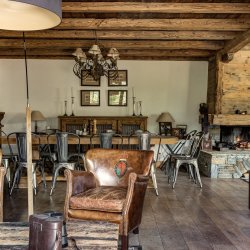 The Dining and seating area in Chalet Amarena Meribel