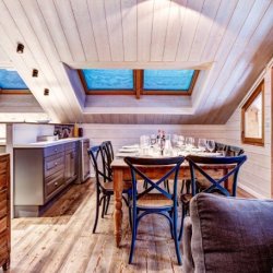 The lovely dining area, Chalet Pasarale, Meribel