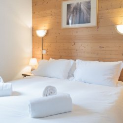 The Double Bedroom in Apartment Cybele in Meribel Centre