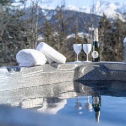 The Hot Tub at Chalet Chocolat La Tania