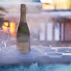 The  Hot Tub at Chalet Snowbel in Meribel