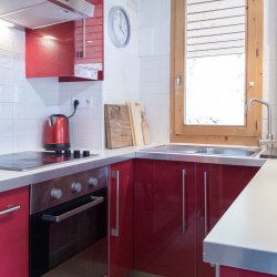 The Kitchen in Apartment Cybele in Meribel Centre