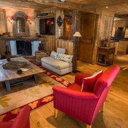 The Living & Dining area in Chalet Oursons La Tania