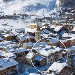 The Location of No.4 Aspen House in Val d'Isere