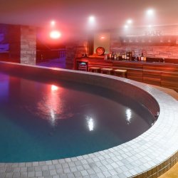 The Swim Spa and bar in Chalet Serendipity Meribel Village