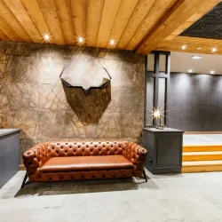 The Reception area in Aspen House Val d'Isere