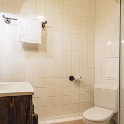 A Shower room in Chalet Capricorne in Val Thorens