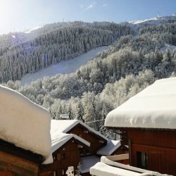 The view from Chalet Snowbel in Meribel