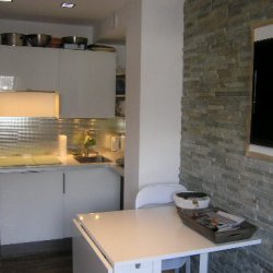 Kitchen area in apartment Arolaz 5 Meribel