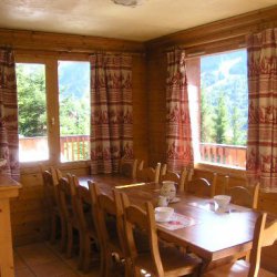 Dining area in Chalet Morel in Meribel