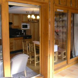 The balcony of apartment Cristal in Meribel