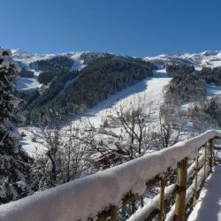 Beautiful views from chalet La Fugue in Meribel