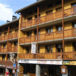 The residence exterior of apartment Le Centre in Meribel