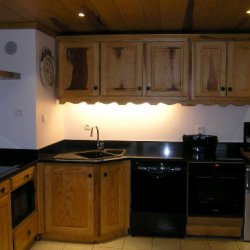 The well equipped modern kitchen in apartment Le Centre