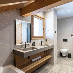 One of the Bathrooms in Chalet Evergreen Meribel