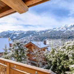 The beautiful views from Chalet Phoebe in Meribel