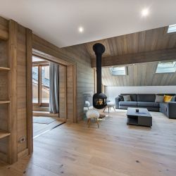 The Living room in Apartment Le Glaciers 12 Meribel