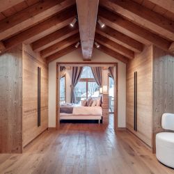 The Spacious Master Bedroom in Chalet Harmony Meribel