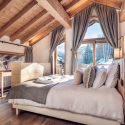 The Master Bedroom in Chalet Harmony Meribel