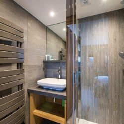 A Shower Room in Apartment Le Glacier 12 Meribel