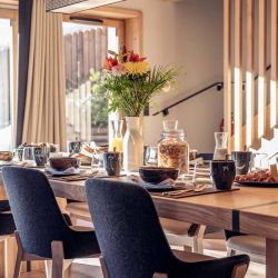 The Dining area in Chalet Harmony Meribel