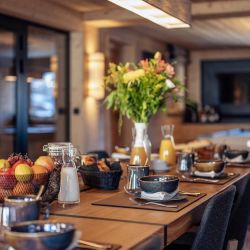 Breakfast at Chalet Harmony in Meribel