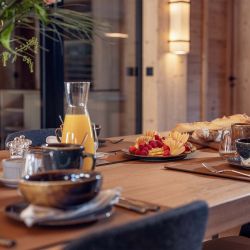 Afternoon tea at Chalet Harmony Meribel