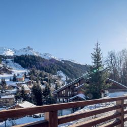 The View from the balcony at Chalet Harmony in Meribel