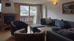 The Living area in Apartment Jardin in Meribel Morel The Living area in Apartment Jardin in Meribel Morel