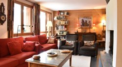 The living area in Apartment Le Coeur de Meribel Meribel Centre